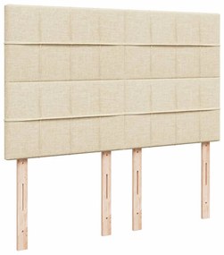 Κρεβάτι Boxspring με Στρώμα Κρεμ 160x200 εκ. Υφασμάτινο 3290544
