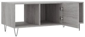 vidaXL Τραπεζάκι Σαλονιού Γκρι Sonoma 102x50x40 εκ. Επεξεργασμένο Ξύλο