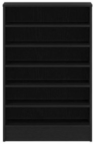 vidaXL Ντουλάπα Παπουτσιών Μαύρο Δρύς 60x35x92 εκ Επεξεργασμένο Ξύλο