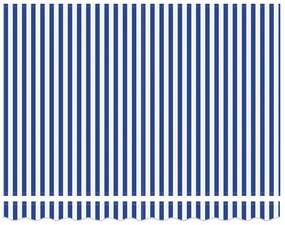 vidaXL Σκηνίτσα Αναδιπλούμενη with Μπλε και λευκό 3.5 x 2.5 m