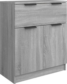 vidaXL Ντουλάπι Γκρι Sonoma 60 x 30 x 70 εκ. από Επεξεργασμένο Ξύλο