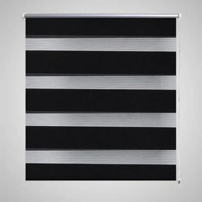 vidaXL Ρόλερ Zebra Μαύρο 60 x 120cm