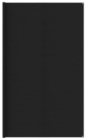 Χαλί Σκηνής Μαύρο 400 x 400 εκ. HDPE
