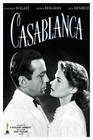 Αναπαραγωγή Casablanca (Vintage Cinema / Retro Theatre Poster), (26.7 x 40 cm)