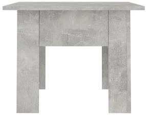 vidaXL Τραπεζάκι Σαλονιού Γκρι Σκυροδέματος 55x55x42 εκ. Μοριοσανίδα
