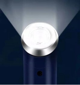 Αυτόματη ομπρέλα σπαστή με φακό LED - 10K - Tradesor - 585670 - Light Blue