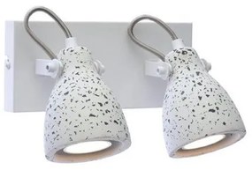 Σποτ Απλίκα Φωτιστικό Τοίχου λευκό TERRAZZO DINO AR1822W23WT ACA-AR1822W23WT-Λευκό AR1822W23WT