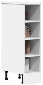 vidaXL Ντουλάπι "Riga" Λευκό 20x44,5x81,5 εκ. από Τεχνητό Ξύλο