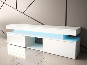 Έπιπλο τηλεόρασης Glossa 2D 190 με LED-Leuko Gualistero