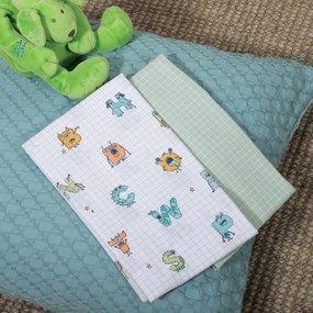 Σεντόνια Λίκνου (Σετ) Nef-Nef Homeware Alphabet Monster