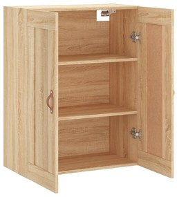 vidaXL Ντουλάπι Επιτοίχιο Sonoma Δρυς 69,5 x 34 x 90 εκ. Επεξεργ. Ξύλο