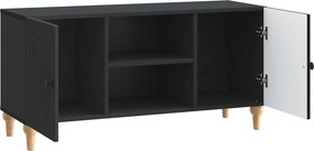 vidaXL Ντουλάπι TV 102 x 34,5 x 50 cm Μαύρο Επεξεργασμένο Ξύλο