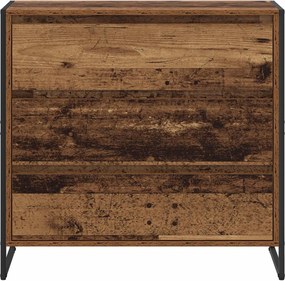 vidaXL Πλαϊνό γραφείο Παλιό Ξύλο 79 x 36 x 75.5 εκ. Επεξεργασμένο ξύλο