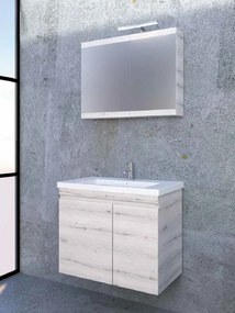 One Project Fortune 65  MDF - Πάγκος με Νιπτήρα &amp; Καθρέπτη