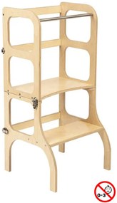 Πύργος εκμάθησης 2 σε 1 Joyland Scaffold-Fusiko - 43.50Χ40.00Χ91.50cm