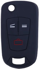 Θήκη κλειδιού για αυτοκίνητα Opel 1005-02, εύκαμπτη, μαύρη
