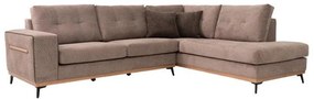 Corner Sofa Sebastian Fylliana Right Corner Brown 280x220 cm