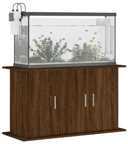vidaXL Βάση Ενυδρείου Καφέ Δρυς 101x41x58 εκ. από Επεξεργασμένο Ξύλο
