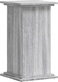 vidaXL Βάσεις Φυτών Γκρι Sonoma 33x33x60 εκ. Επεξεργασμένο Ξύλο