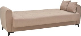 Σετ σαλονιού Lincoln 2τεμ ύφασμα σε μπεζ απόχρωση 225x75x85 εκ.