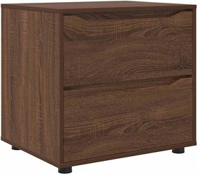 vidaXL Ντουλάπι αποθήκευσης Καφέ δρυς 60 x 48 x 57 εκ