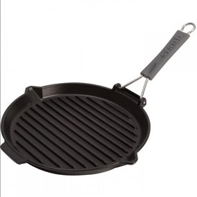 Γκριλιέρα Στρογγυλή Grill Symphony 40509-426 27cm Black Staub 27cm Μαντέμι
