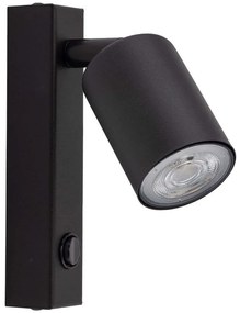 Φωτιστικό Τοίχου - Απλίκα Top 5738 11x14,5x22cm 1xGu10 10W Black TK Lighting