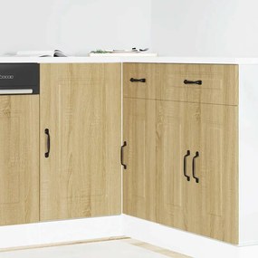 vidaXL ντουλάπι βάσης κουζίνας Kalmar Sonoma δρυς Επεξεργασμένο Ξύλο