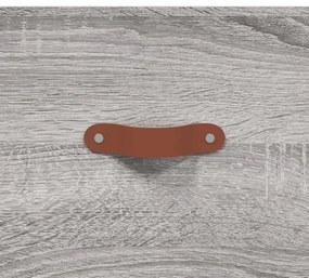 vidaXL Παπουτσοθήκη Γκρι Sonoma 30x35x105 εκ. από Επεξεργασμένο Ξύλο