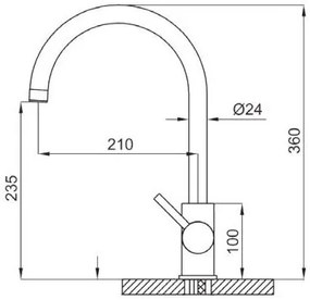 Μπαταρία κουζίνας TEOREMA Jabil New