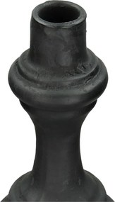 Κηροπήγιο ArteLibre Μαύρο Polyresin 13x13x44cm