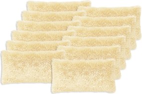 vidaXL Κάλυμμα Μαξιλαριού 12 pcs HEERLEN Κρεμ 40 x 80 cm PV Φλίς