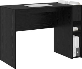 vidaXL Γραφείο Μαύρη Οξυά 109 x 50 x 78 εκ Επεξεργασμένο ξύλο