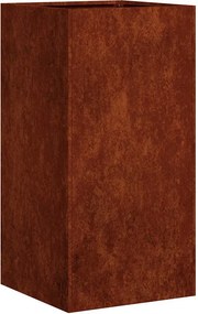 vidaXL Γλάστρα Κήπου Σκ rusty 40 x 40 x 80 cm