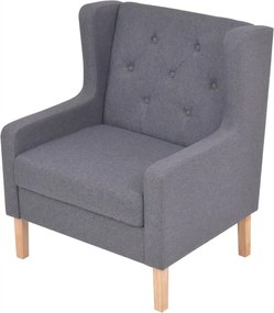 vidaXL Σετ Καναπέ 2 Τεμαχίων Γκρι από Ύφασμα