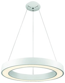 Φωτιστικό Κρεμαστό Ø50 εκ. Led 38 w 3000K 2090 lm Beam Angle 120° Μέταλλο Λευκό Viokef Apollo 4214000