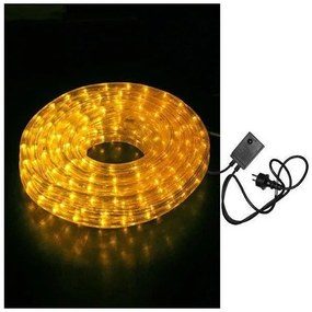 Φωτοσωλήνας LED Κίτρινη 10μ Φ13mm 36LED/m Δικάναλη 30-261030 Lumen-30-261030-Κίτρινο 30-261030
