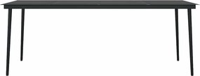 vidaXL Σετ Τραπεζαρίας Κήπου 9 Τεμαχίων Μπεζ με Μαξιλάρια