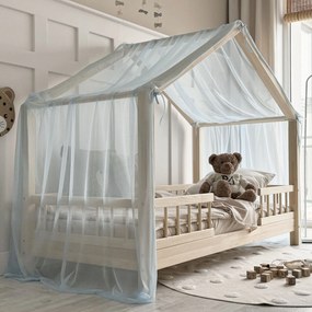 Κουρτίνα Οροφής House Bed  Blue Voile  Luletto