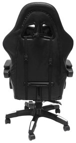 ΠΟΛΥΘΡΟΝΑ GAMING DARREN HM1203.04 ΜΑΥΡΟ-ΛΕΥΚΟ PVC &amp; NYLON 51x49x125Υεκ.