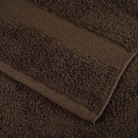 vidaXL Πετσέτες Premium SOLUND 4 τεμ. Καφέ 100x200 εκ. 600 γρ./μ²