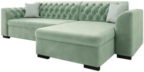 Γωνιακός καναπές Lerito-Menta-Δεξιά - 275.00Χ154.00Χ82.00cm