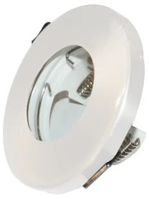 Σποτ IP45 Λευκό Διαφανές Γυαλί BS34GUCRW H85 Aca-BS34GUCRW-Λευκό BS34GUCRW
