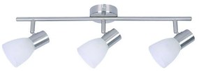 Φωτιστικό Οροφής - Σποτ 9065-3 60x9cm 3xΕ14 Nickel Inlight