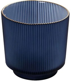 Διακοσμητικό Βάζο Mystery DAC1817 15x15x14cm Blue-Gold Espiel Glass