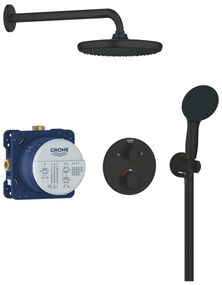 Στήλη ντους Grohe Μαύρο 25 cm