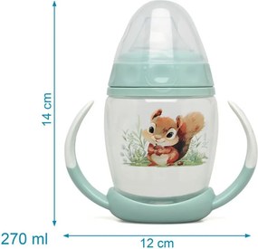 Ποτήρι Εκπαιδευτικό 270ml Kiokids Σκιουράκι 6339
