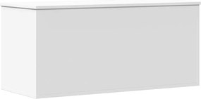 vidaXL Κουτί Αποθήκευσης Λευκό 100x42x46 εκ. Επεξεργασμένο Ξύλο