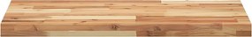 vidaXL Ράφι Κρεμαστό 100x40x4 εκ. Φινίρισμα Λαδιού Μασίφ Ακακία