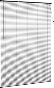 vidaXL Βενετσιάνικη Σκίαση Μαύρο 213 x 150 εκ PVC